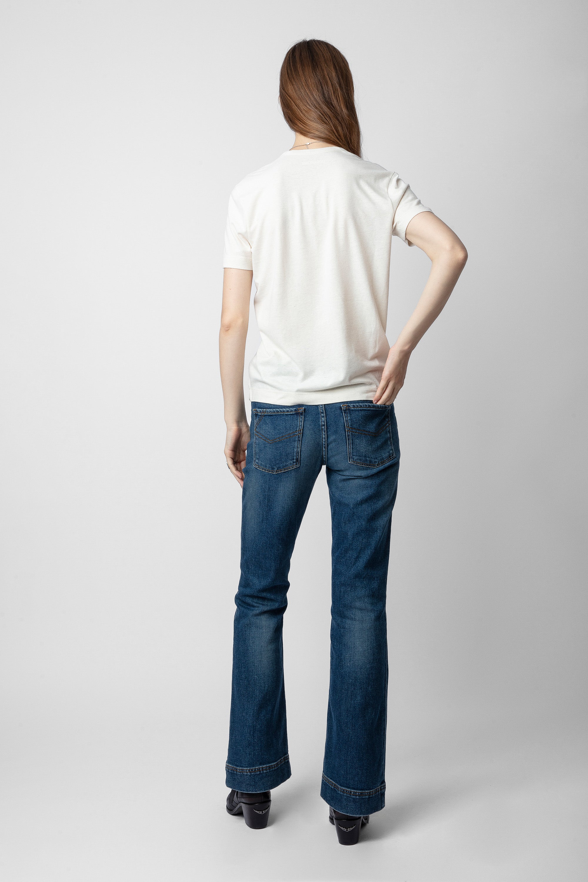 T-shirt Wassa en lin mélangé - Lin