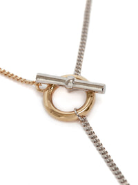 Collier Avec Pendentif Ancres - Gold/Silver Tone