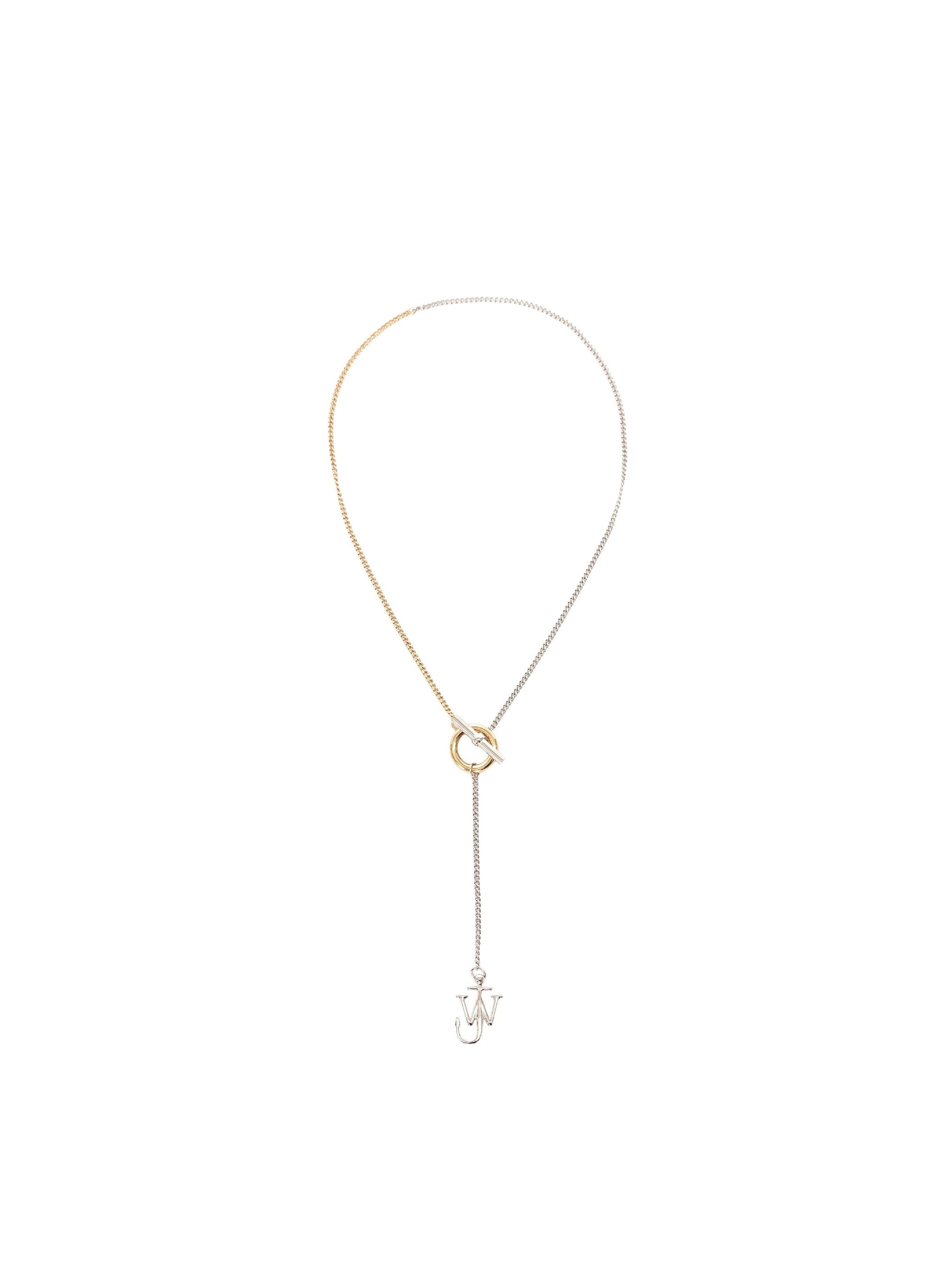 Collier Avec Pendentif Ancres - Gold/Silver Tone