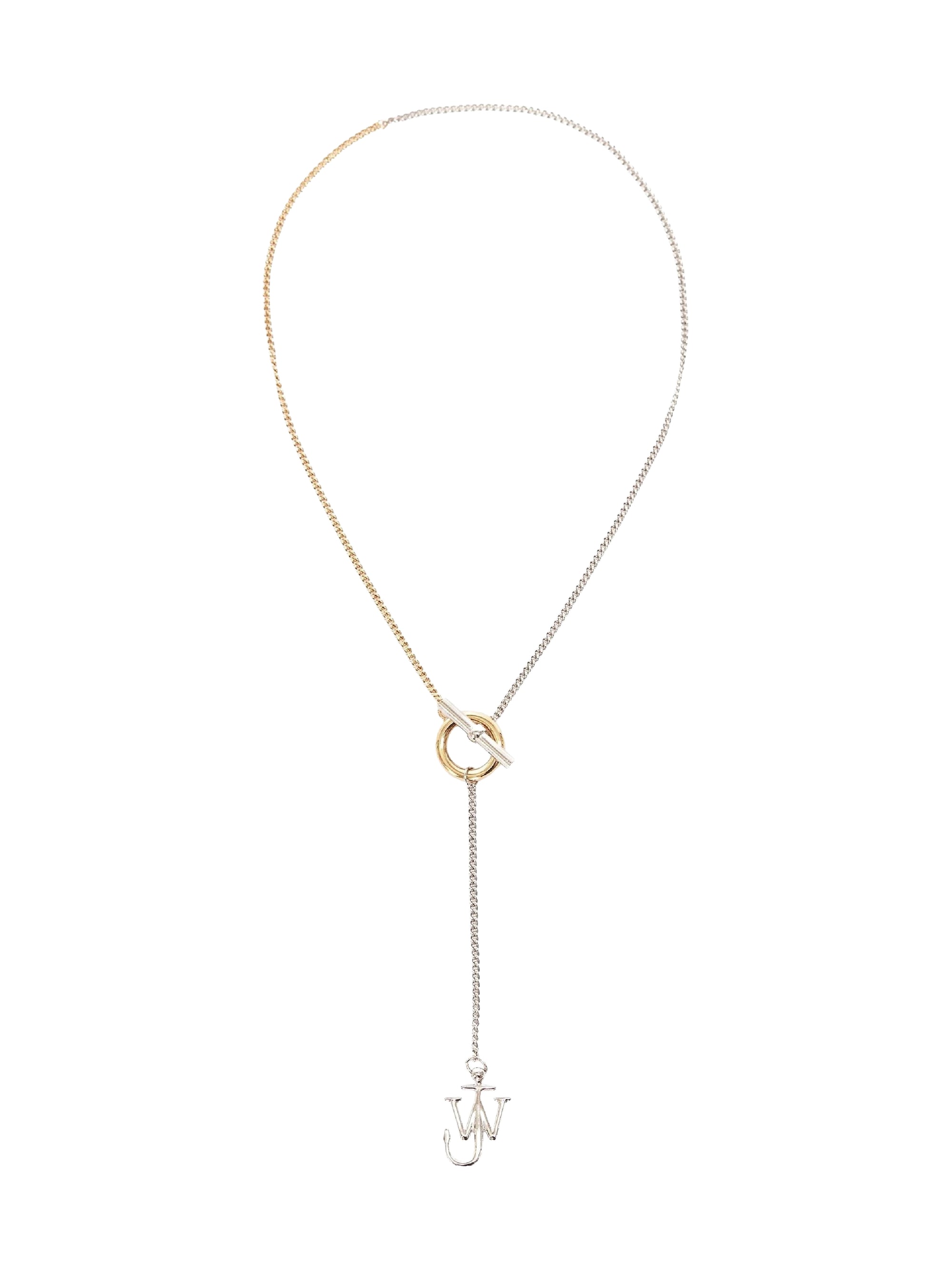 Collier à pendentif ancres - Gold & Silver Tone