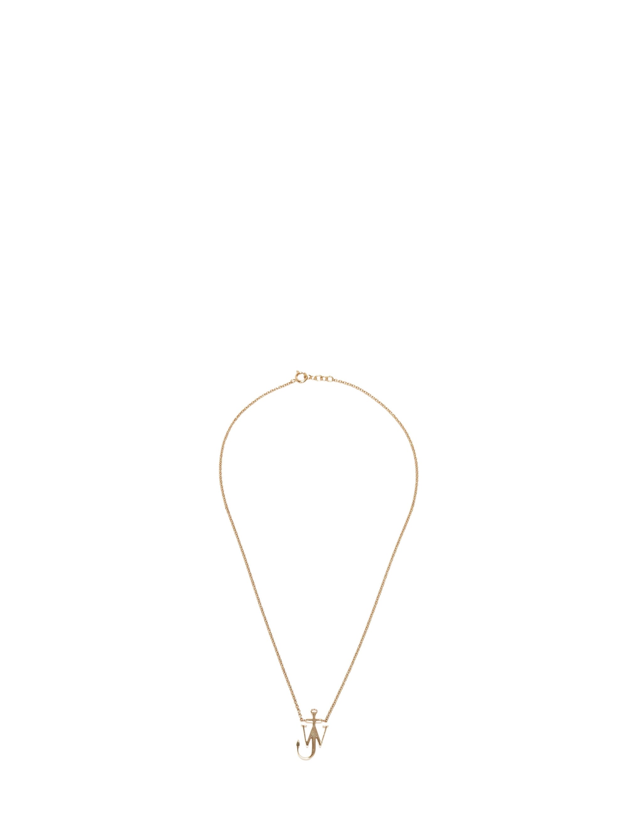 Collier Avec Pendentif Ancres - Gold