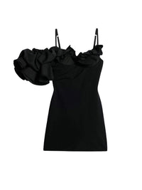 Robe Duna en laine - Black