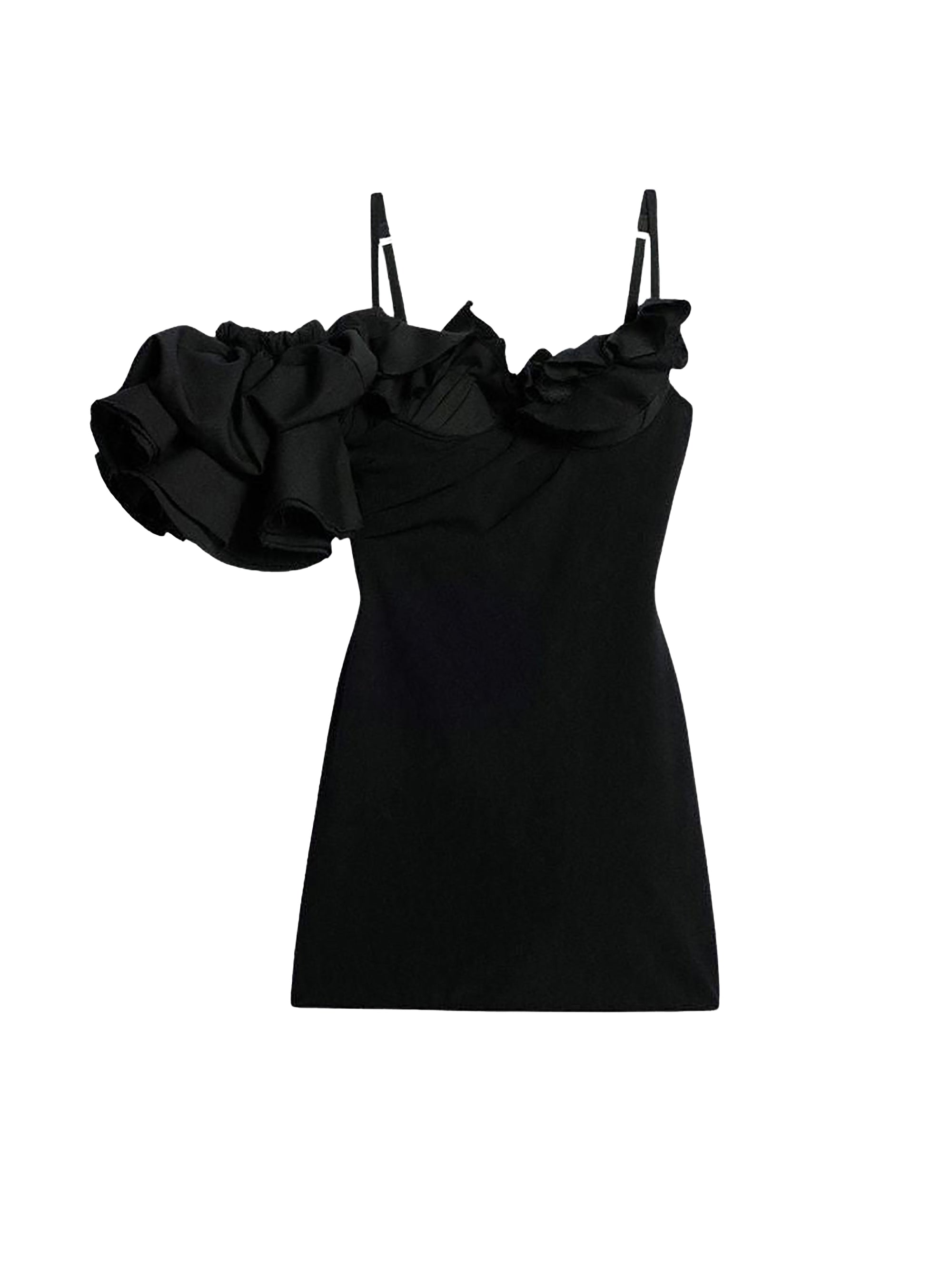 Robe Duna en laine - Black