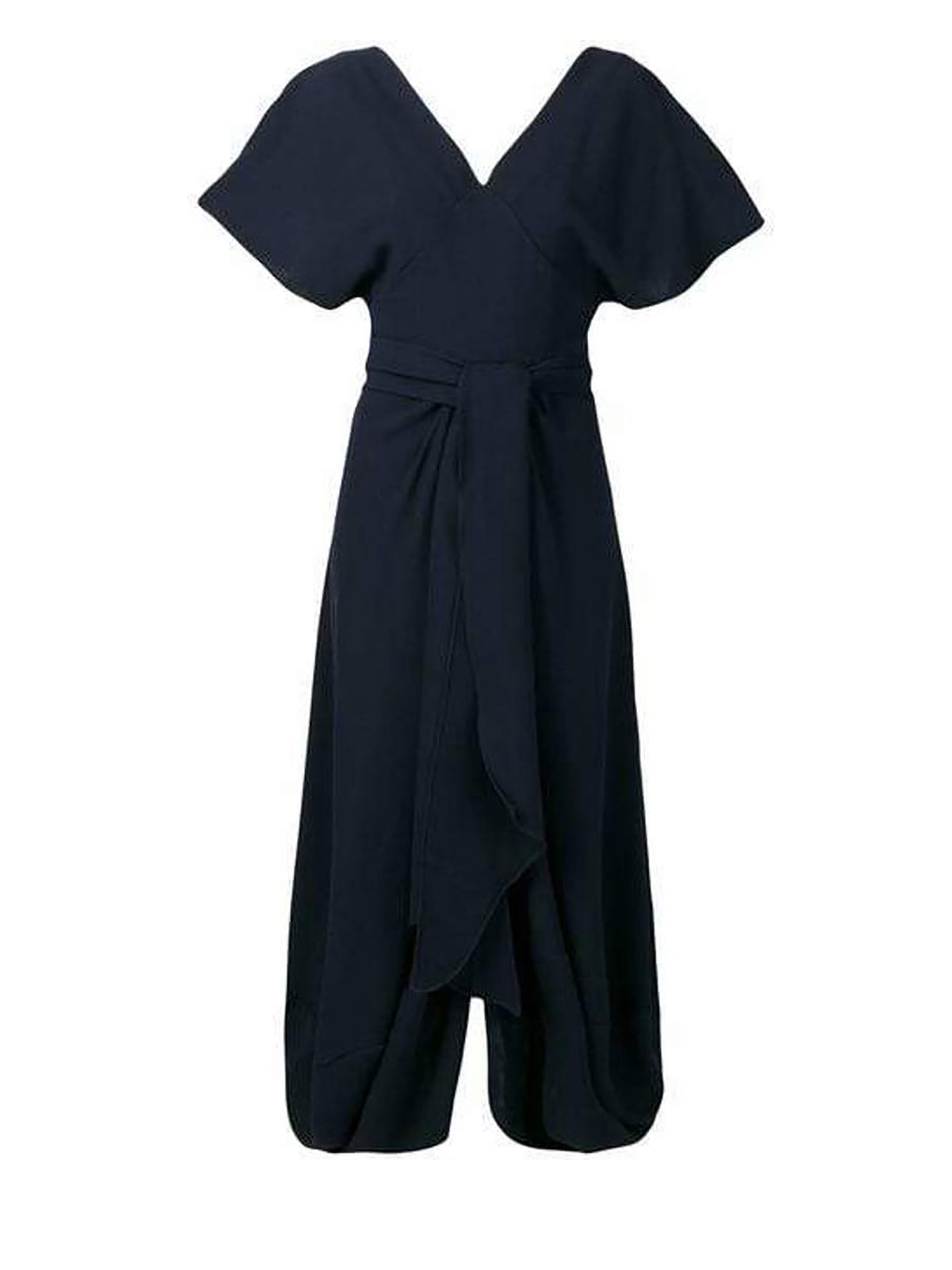 Robe Souela en laine - Navy