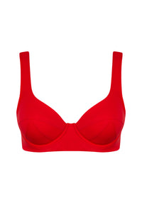 Valentine swimwear top - Scarlet