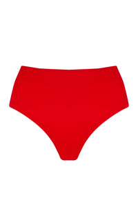 Valentine high waist swimwear bottoms - Scarlet