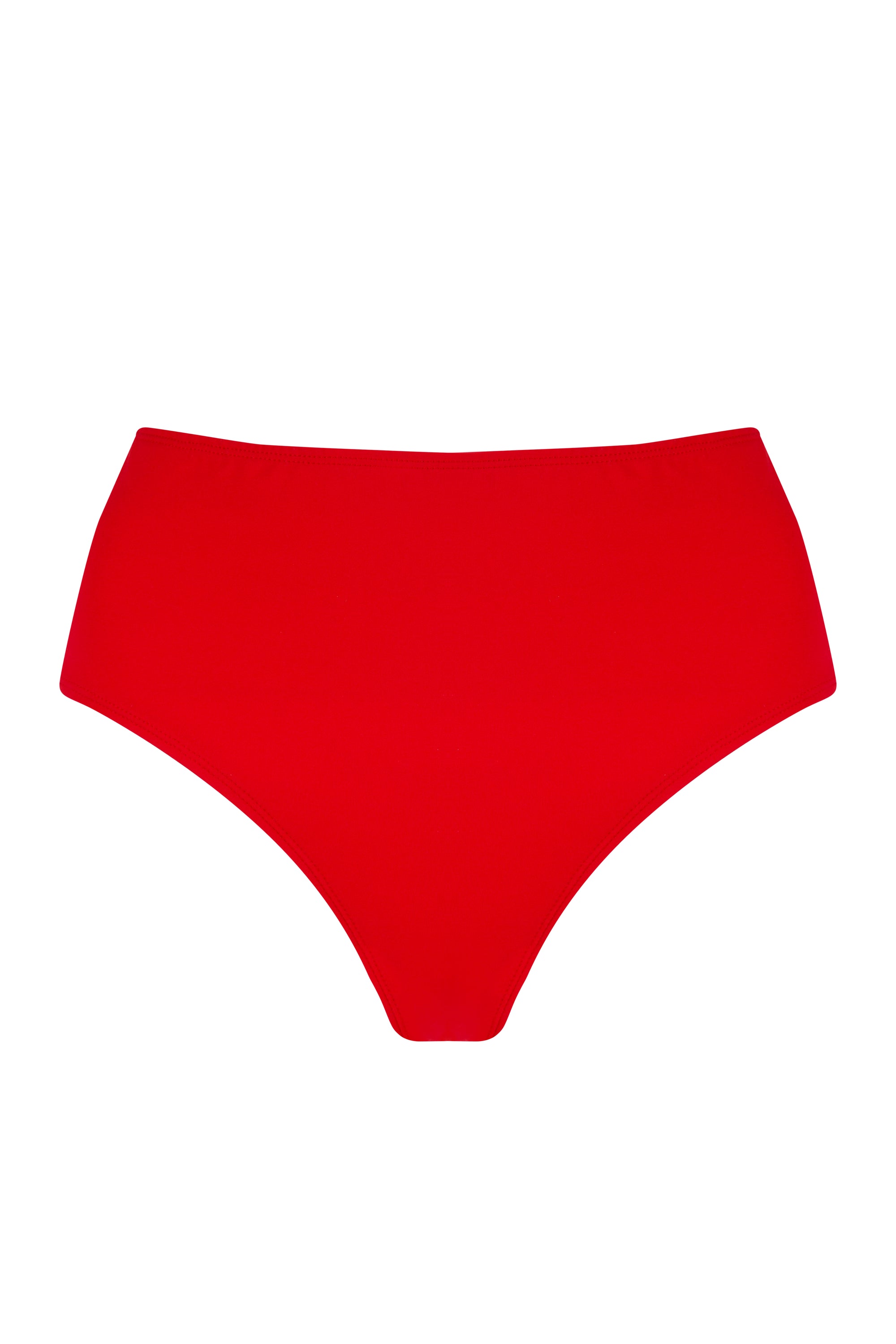 Valentine high waist swimwear bottoms - Scarlet