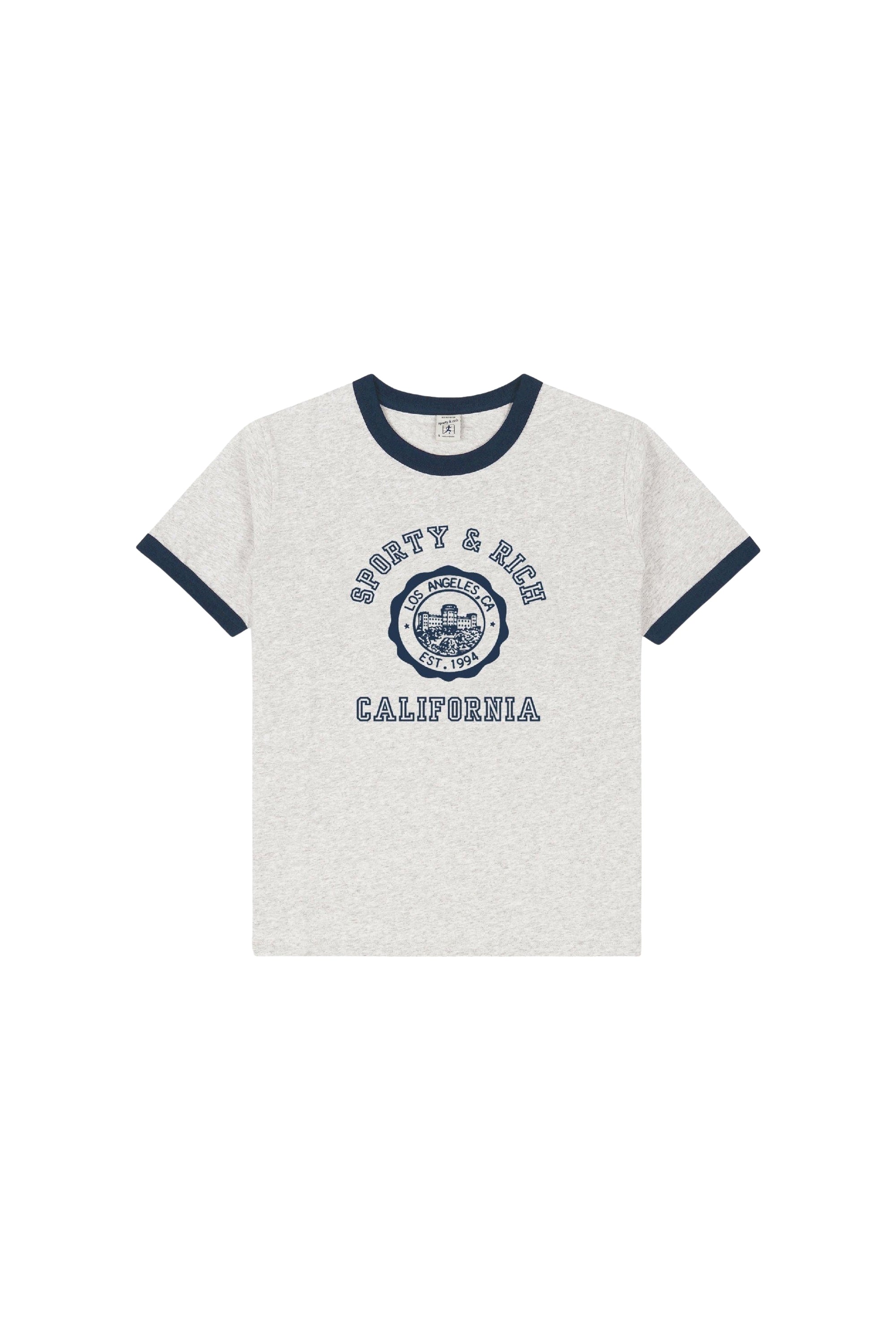 T-shirt California Emblem imprimé - Heather Gray & Navy