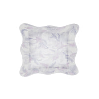Taie d'oreiller Petites plumes en percale de coton - Bleu lavande
