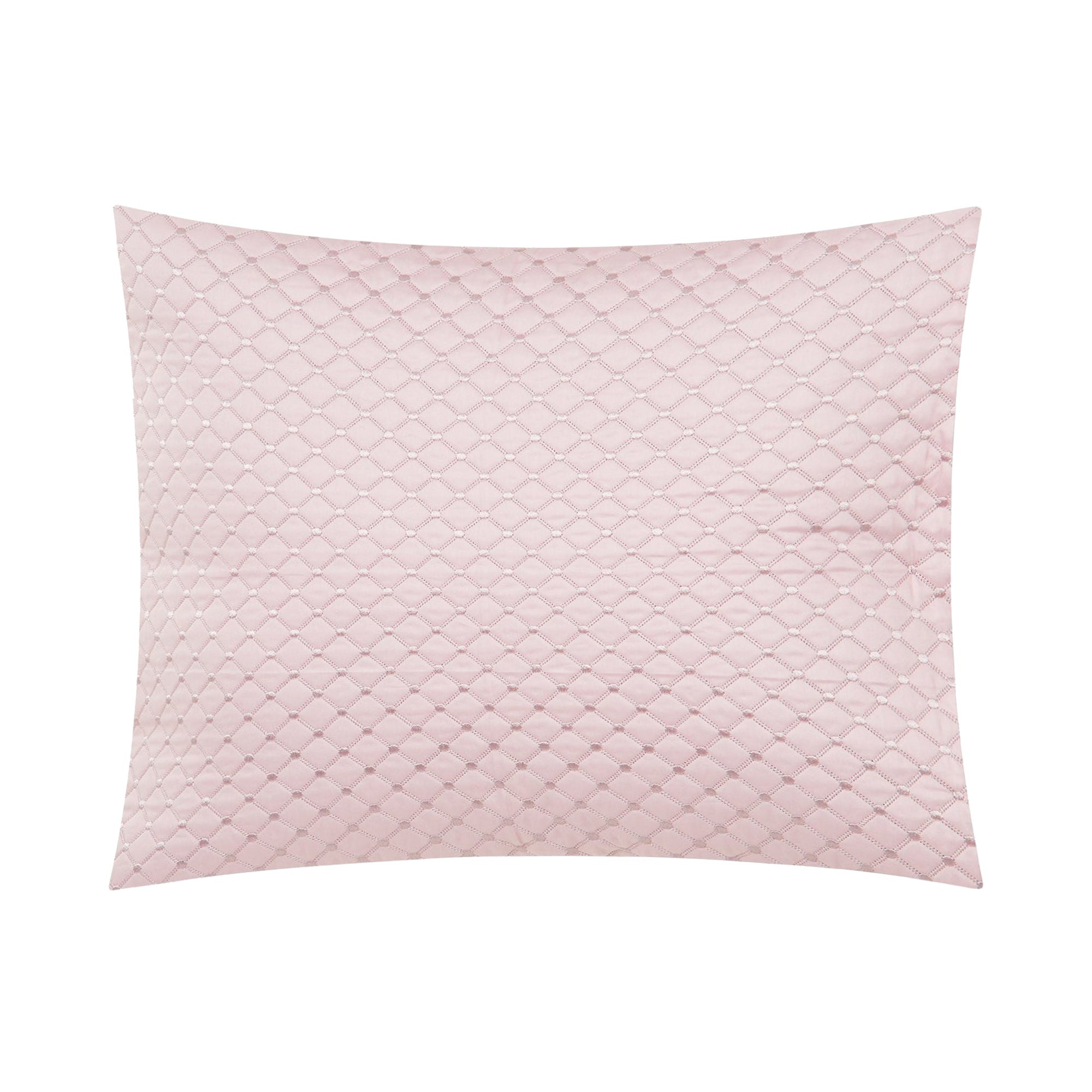Taie d'oreiller Perles en satin de coton - Lilas