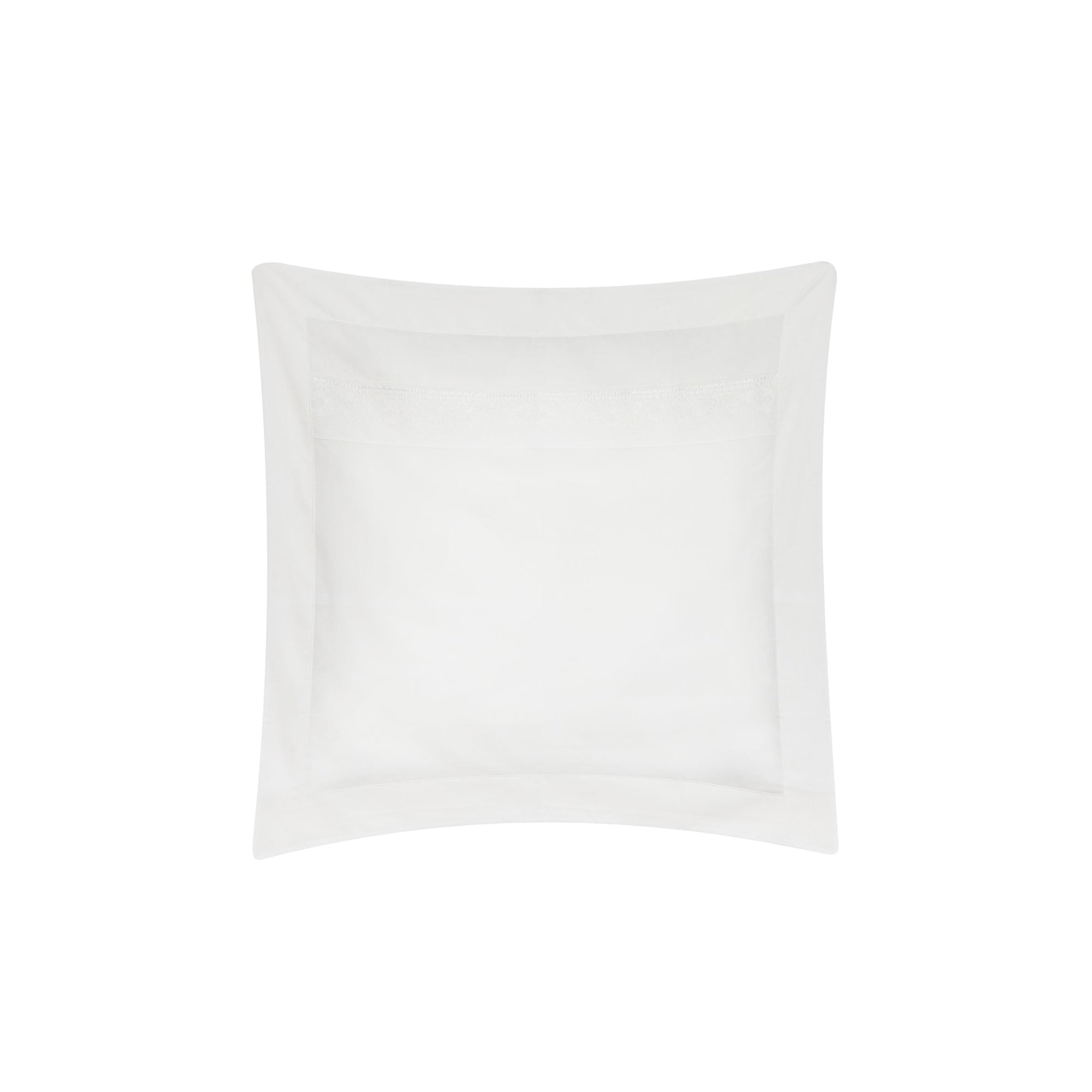 Taie d'oreiller Misia en voile de coton - Blanc