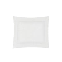 Taie d'oreiller Hortensias en voile de coton - Blanc & Vert