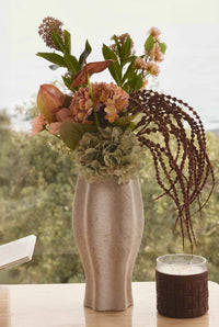 Vase Joanar en céramique - Taupe