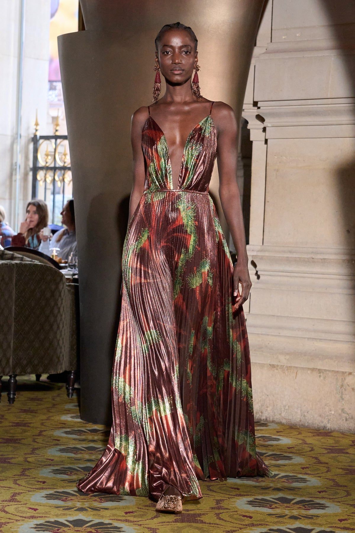 Brown / Western Gardens Dress