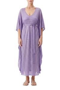 Caftan June ceinturé - Viola