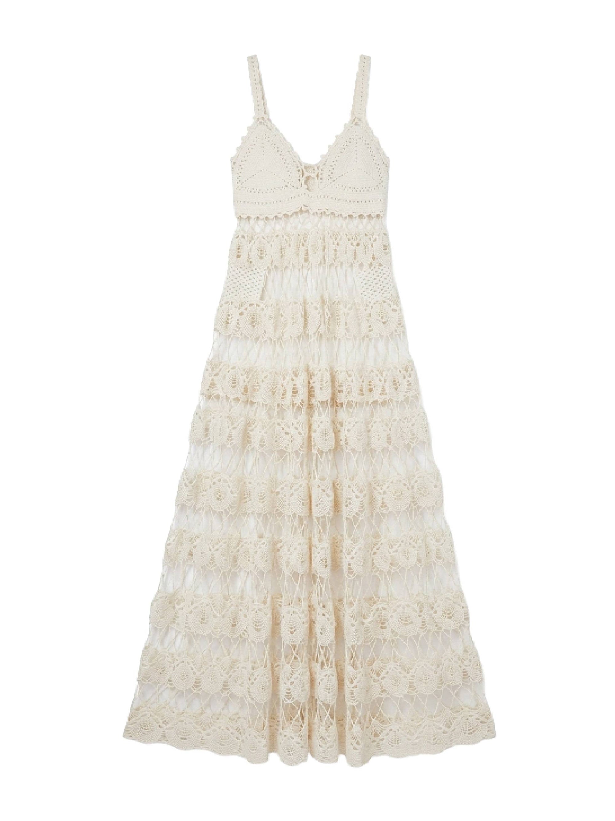 Robe crochet - Avorio