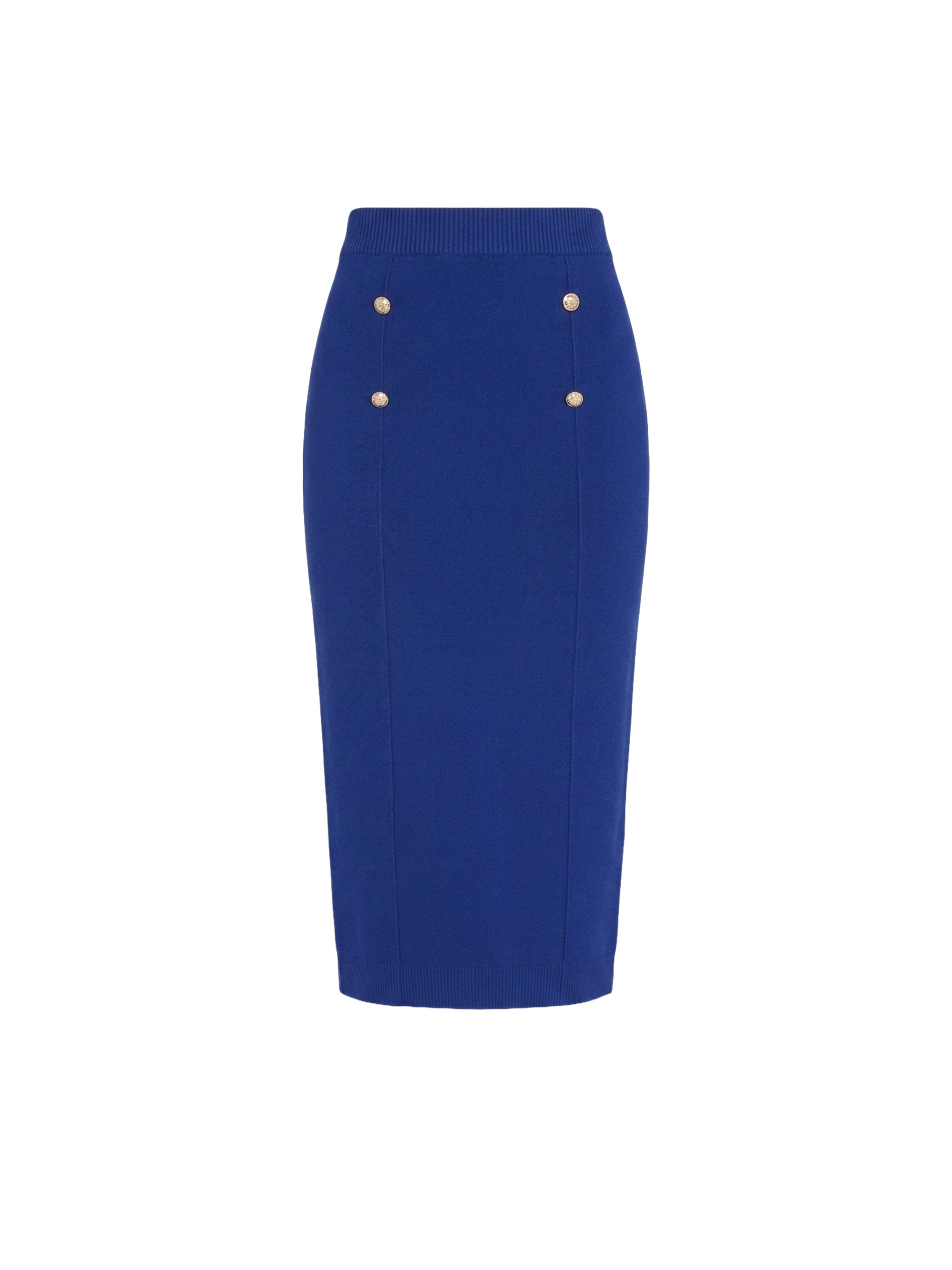 Jupe fourreau avec boutons - Blu