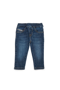 Pantalon délavé en denim - Denim