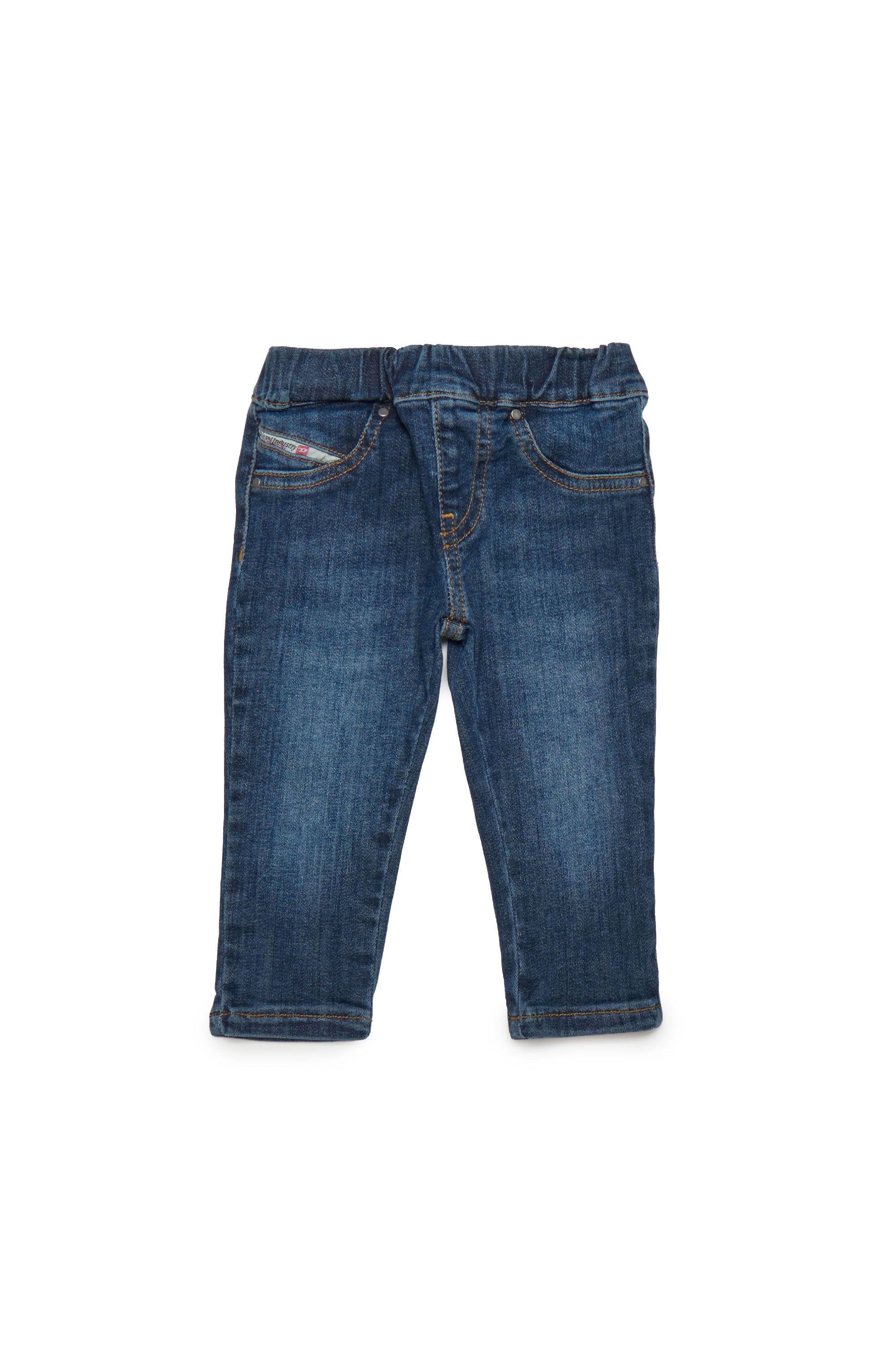 Pantalon délavé en denim - Denim