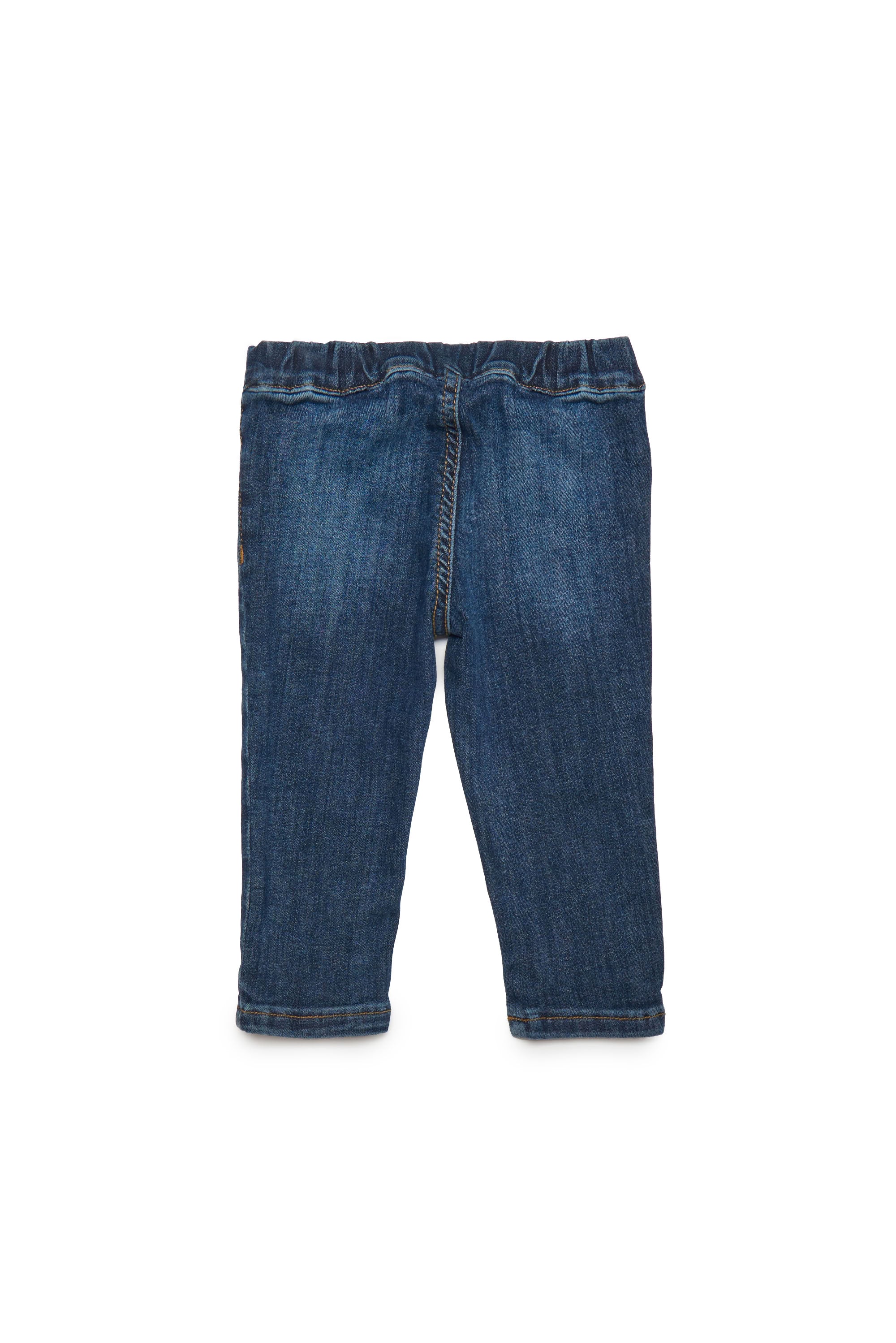 Pantalon délavé en denim - Denim