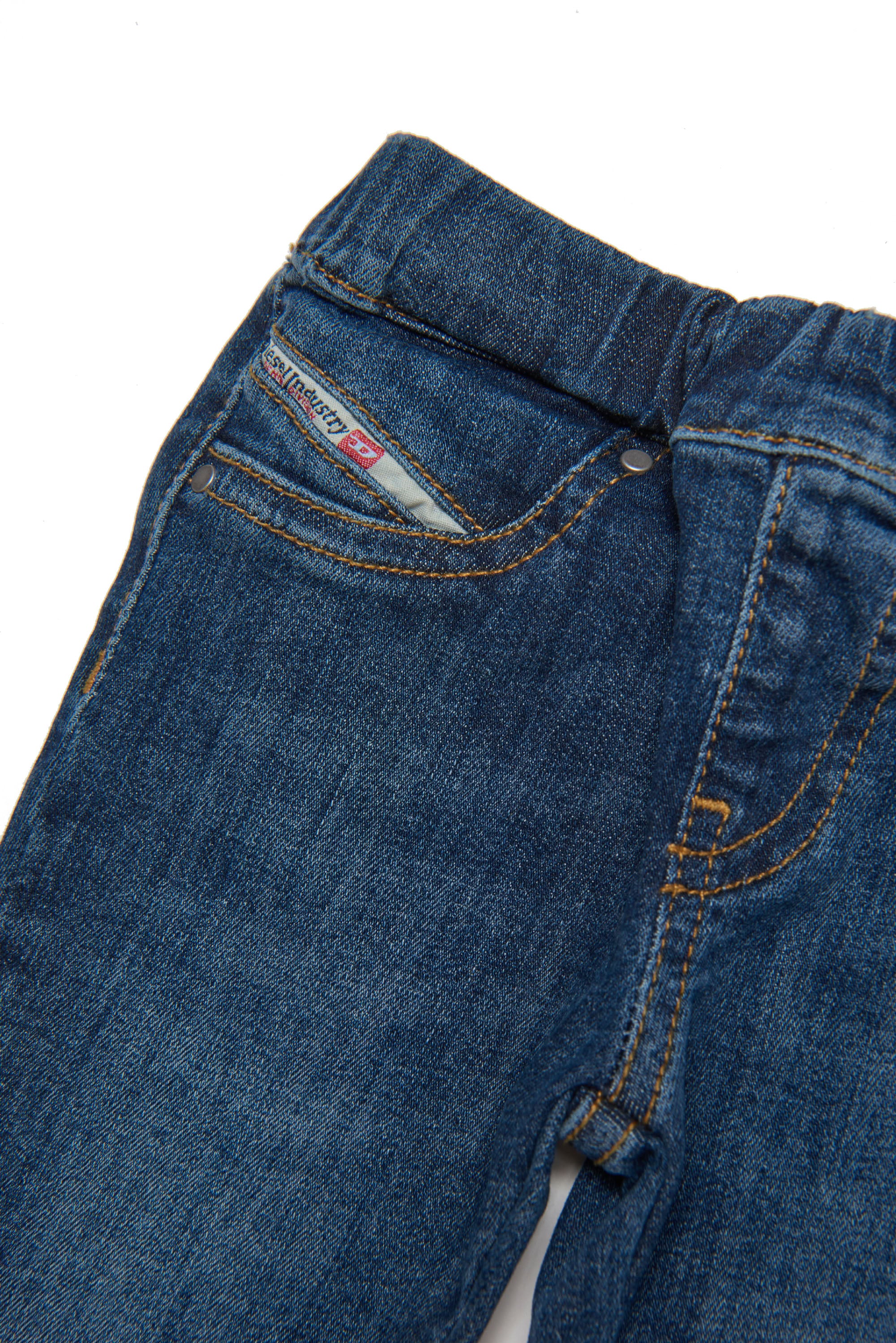 Pantalon délavé en denim - Denim