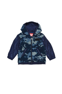 Hooded jacket - Peacoat
