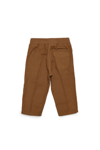 Trousers with pockets - Cumin