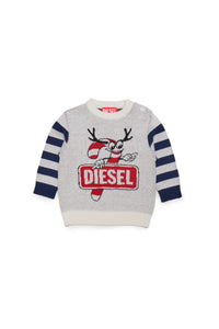 Pull à imprimé en laine - Vapourous Gray