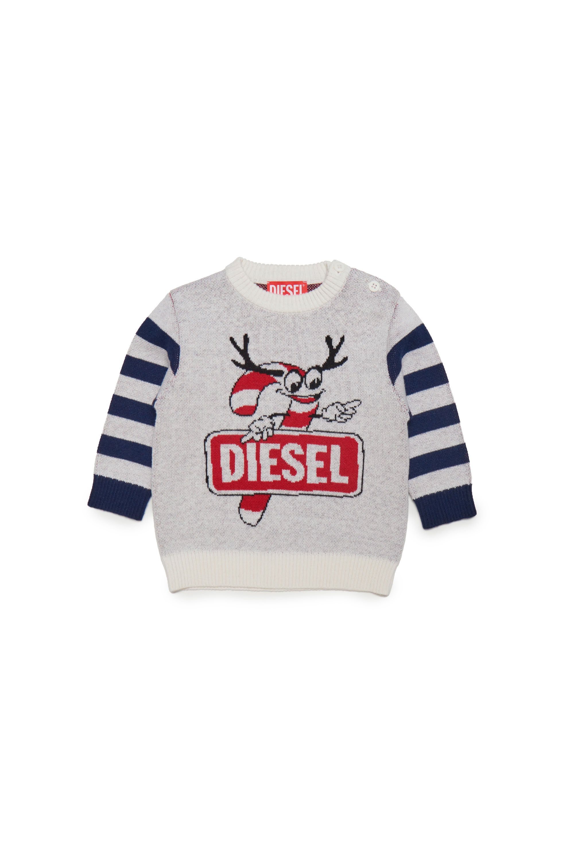 Pull à imprimé en laine - Vapourous Gray