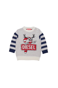 Wool print jumper - Vapourous Gray