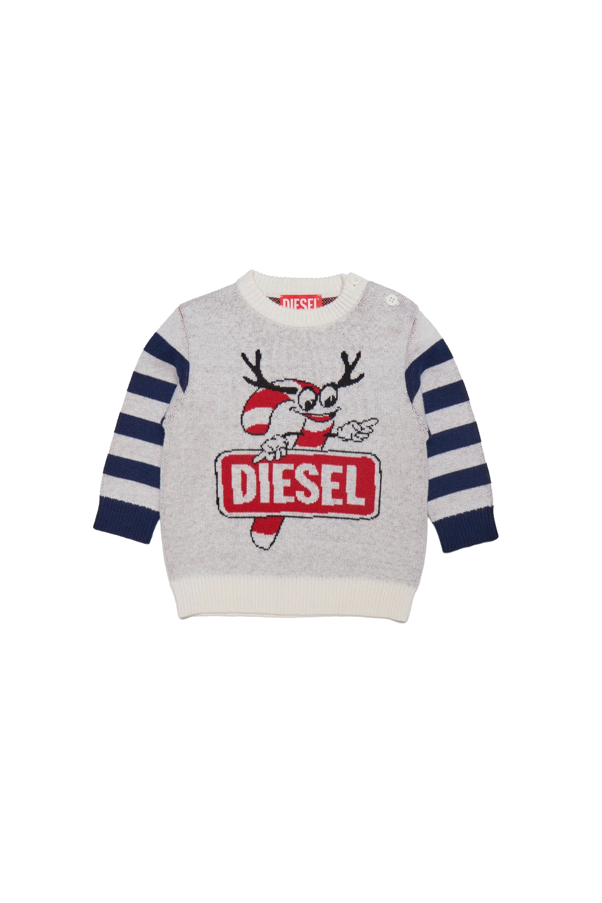 Wool print jumper - Vapourous Gray