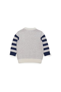 Pull à imprimé en laine - Vapourous Gray