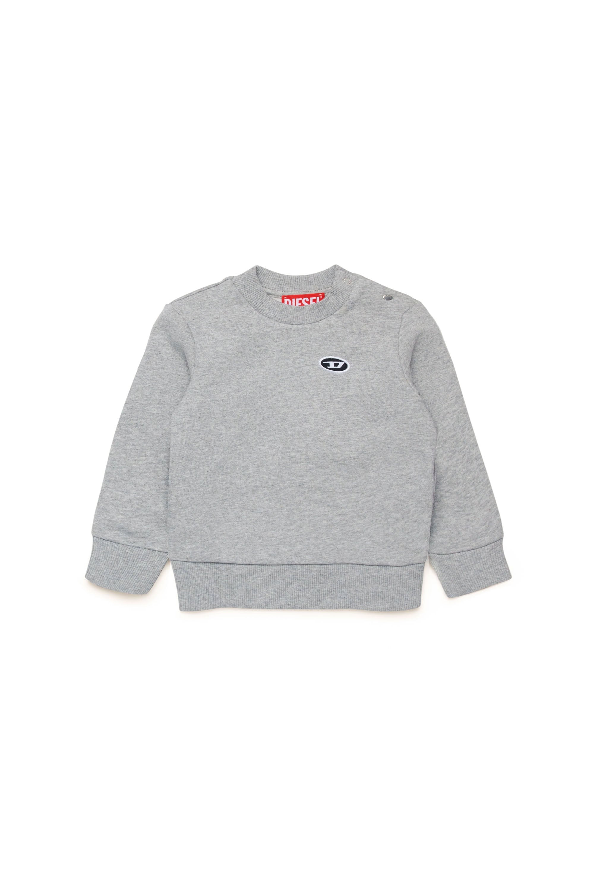 Sweatshirt avec logo imprimé - Grigio Melange Nuovo