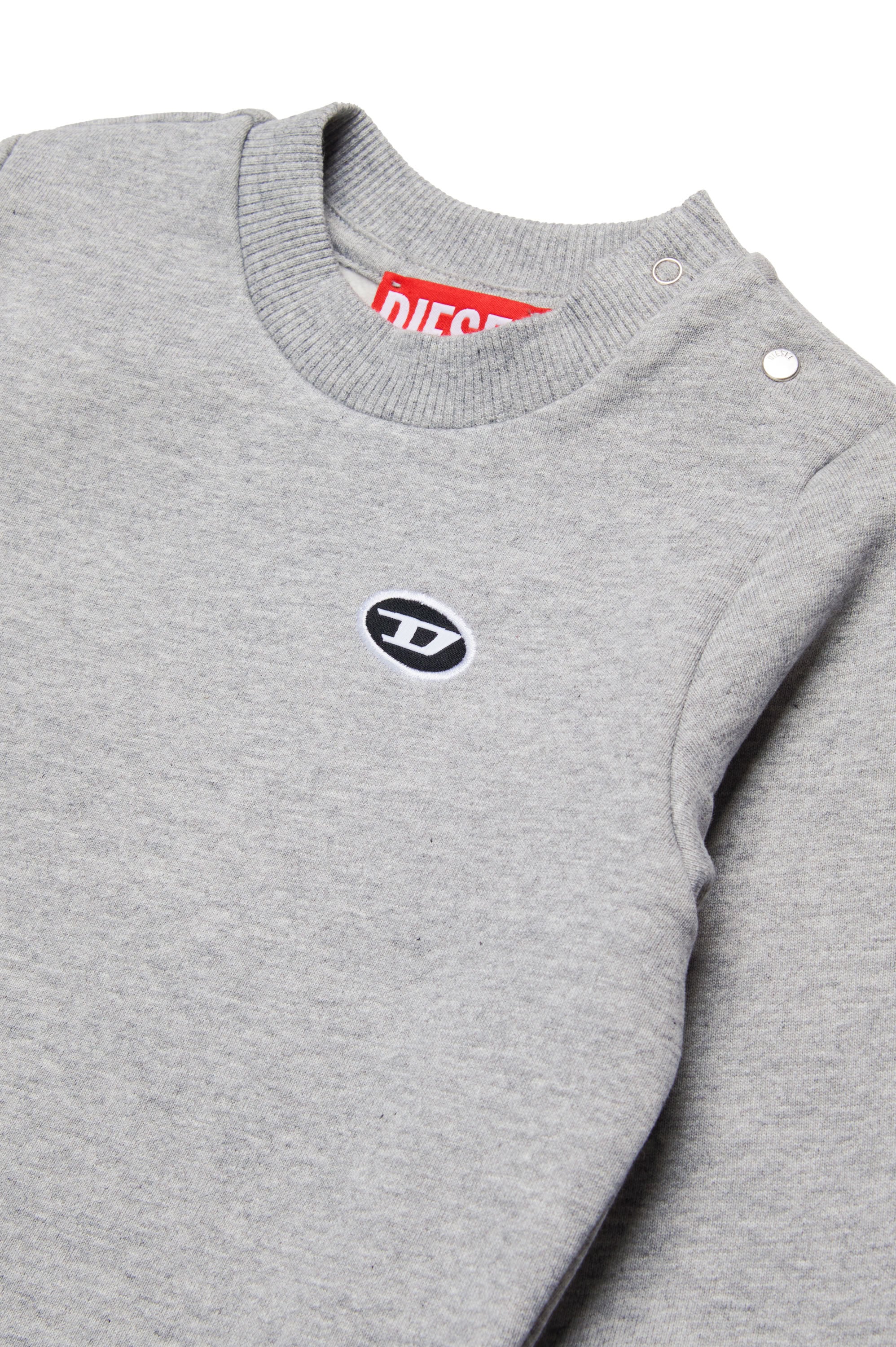 Pull avec logo imprimé - Grigio Melange Nuovo