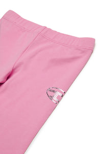 Pantalon de survêtement avec logo - Rose
