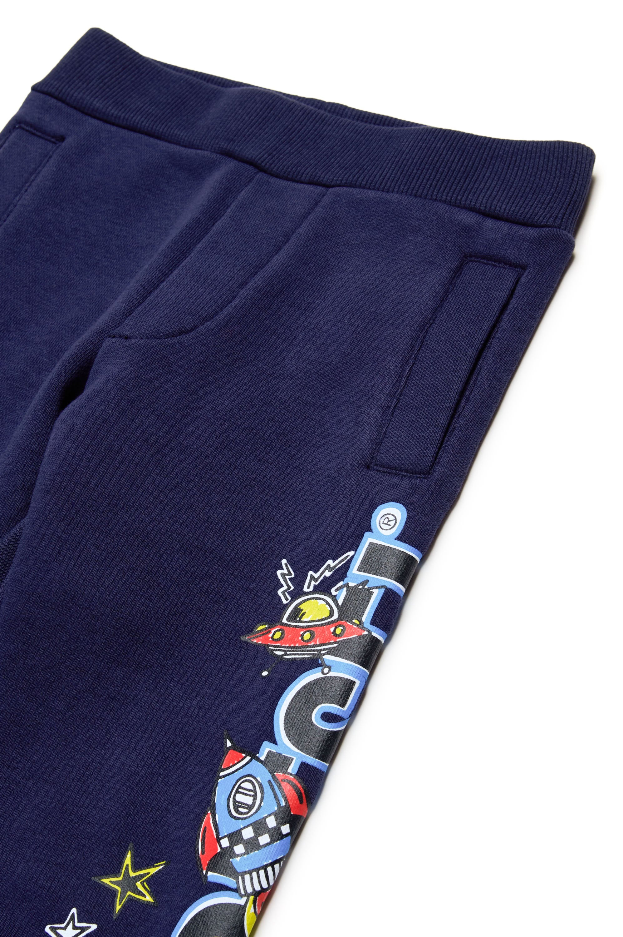 Pantalon de survêtement à taille élastiquée - Peacoat