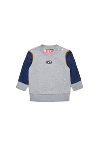 Sweatshirt avec logo imprimé - Grigio Melange Nuovo