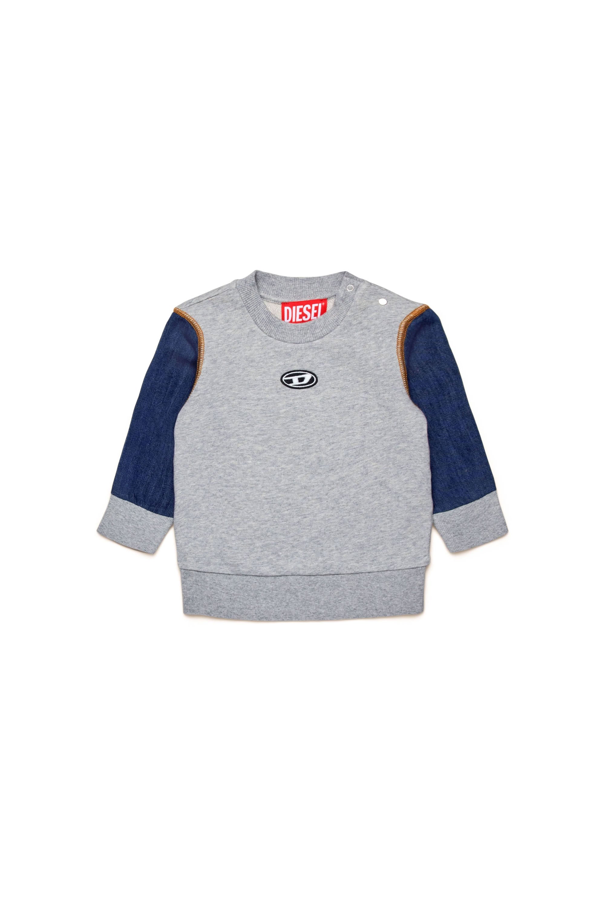 Sweatshirt avec logo imprimé - Grigio Melange Nuovo