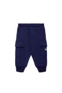 Track trousers with elasticated waistband - Peacoat