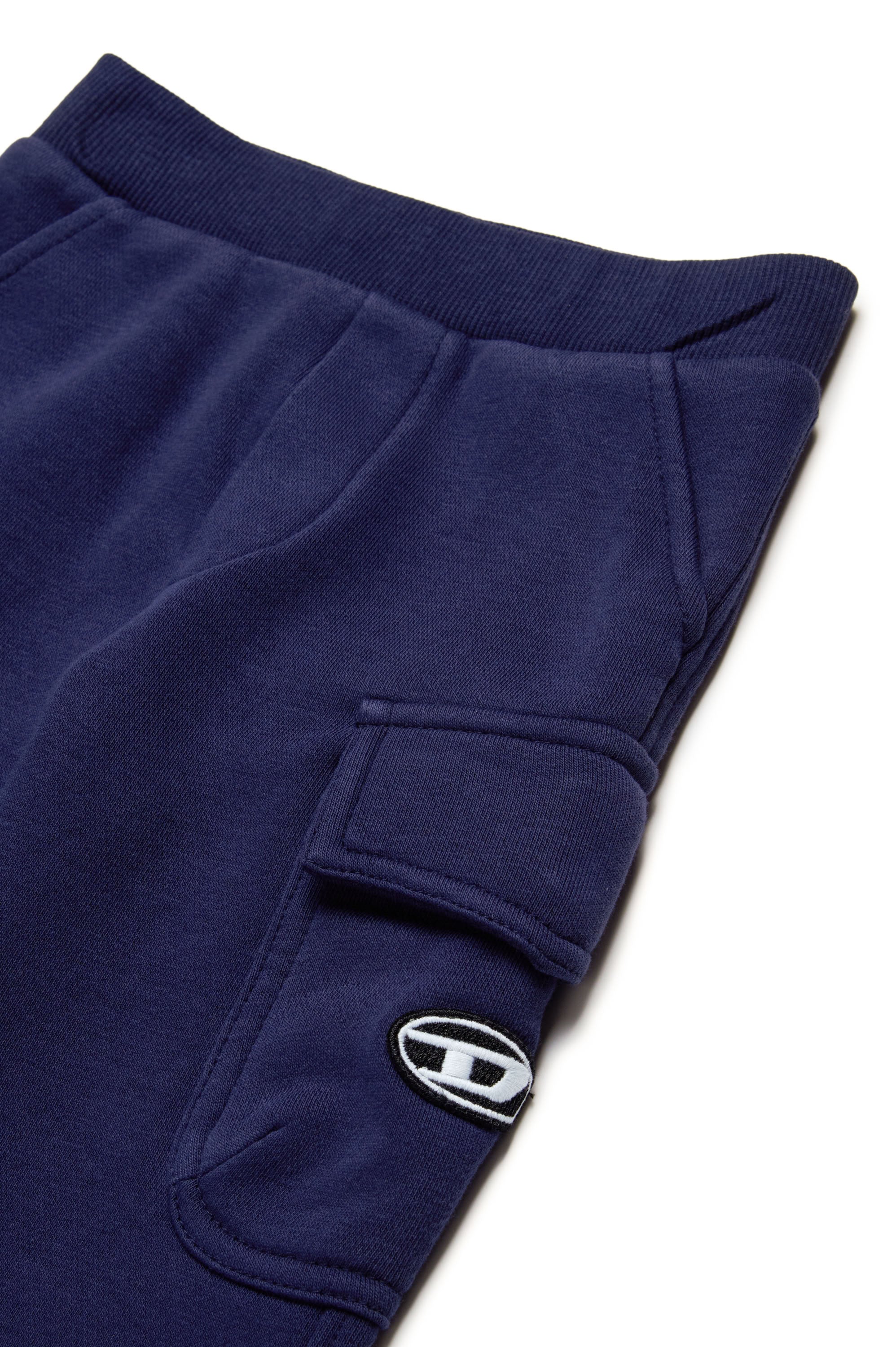 Track trousers with elasticated waistband - Peacoat
