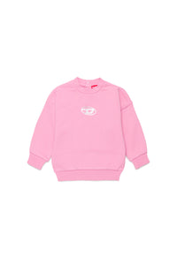 Pull avec logo imprimé - Rose