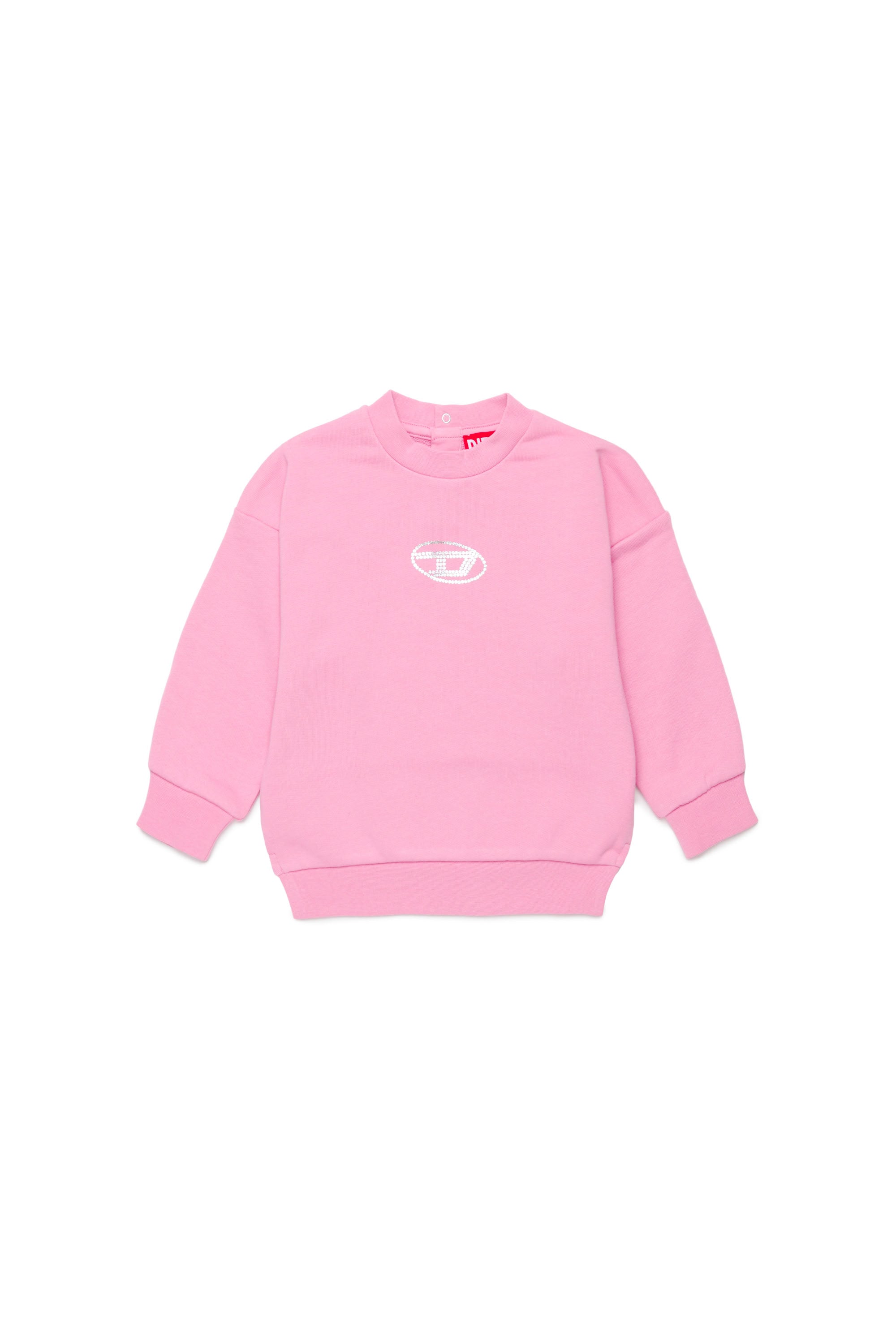 Pull avec logo imprimé - Rose