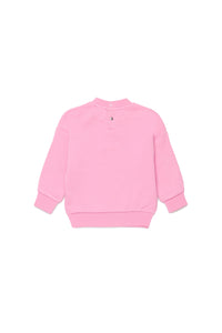 Pull avec logo imprimé - Rose