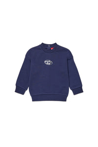Pull avec logo imprimé - Peacoat