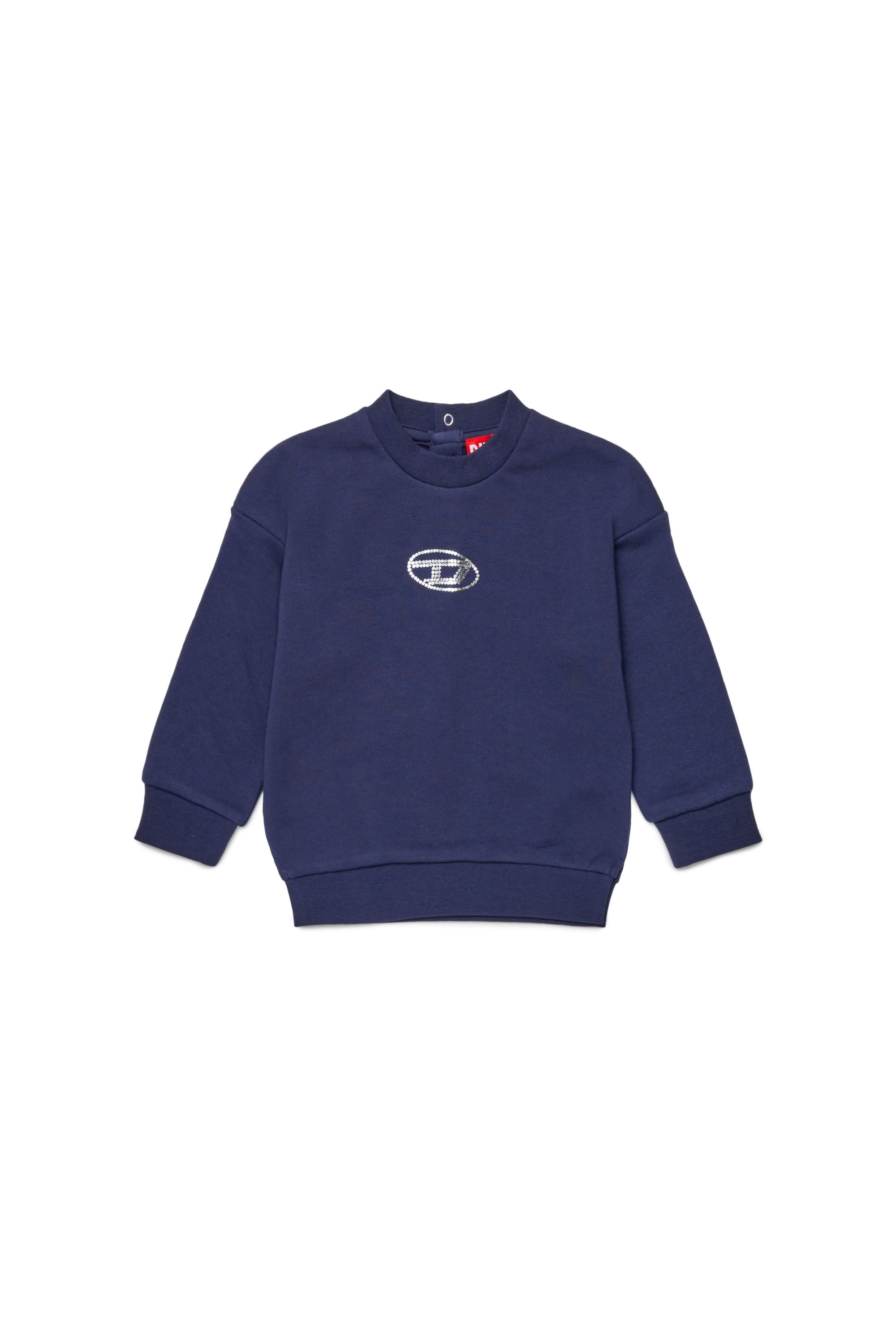 Pull avec logo imprimé - Peacoat