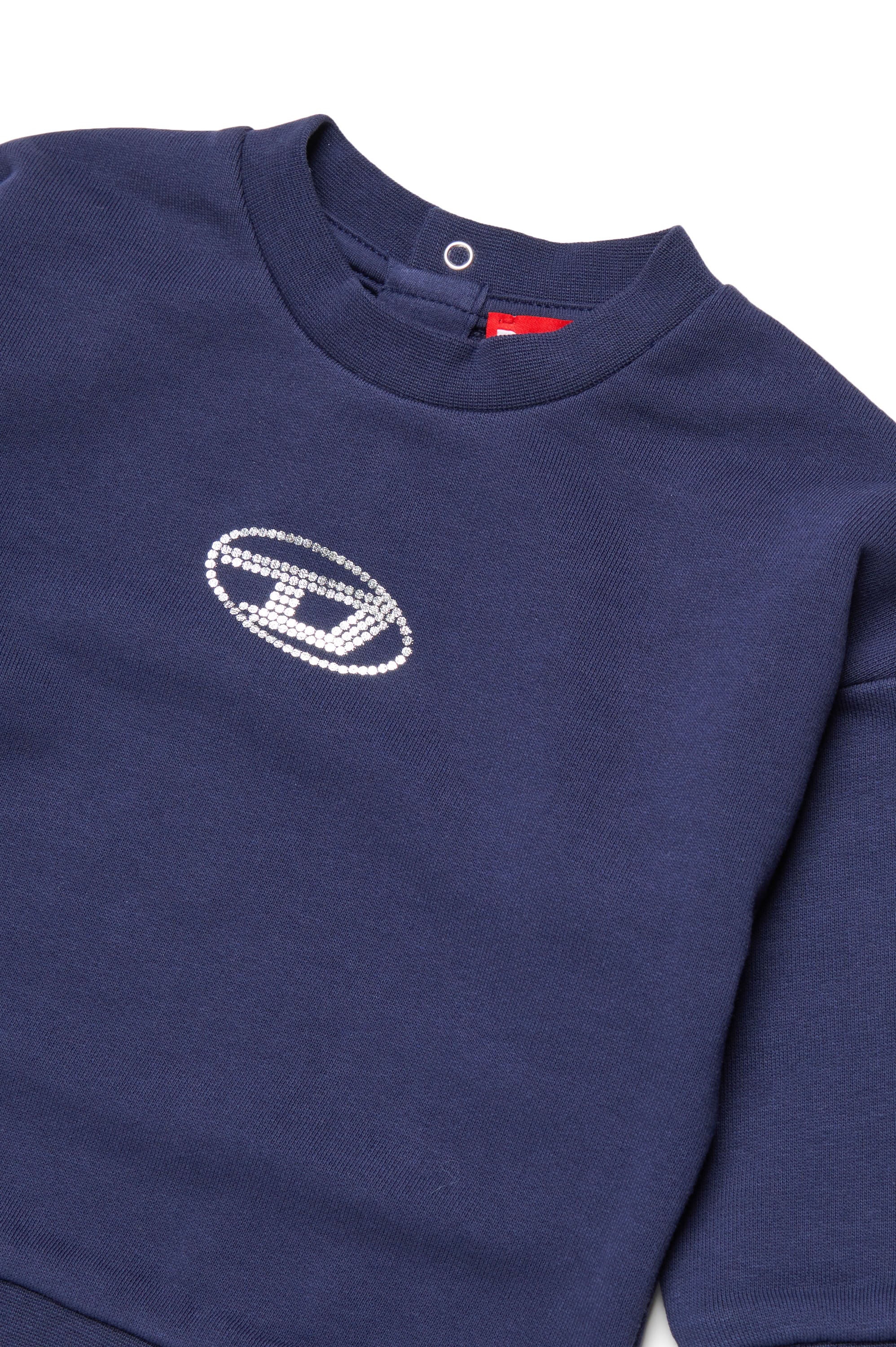 Pull avec logo imprimé - Peacoat
