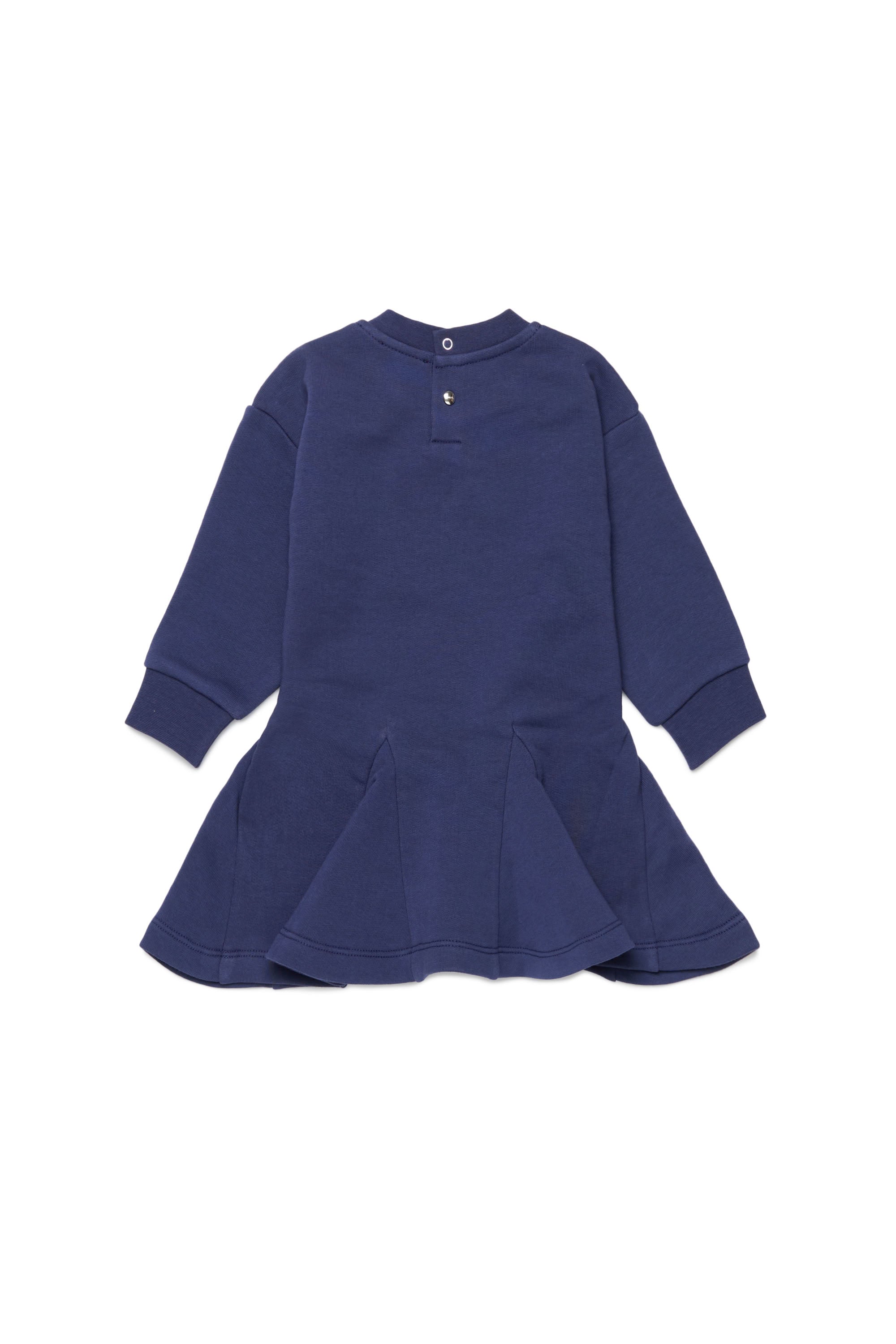 Dress with printed logo - Peacoat