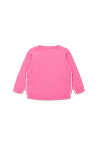 Cardigan à boutons en maille - Pink Doll