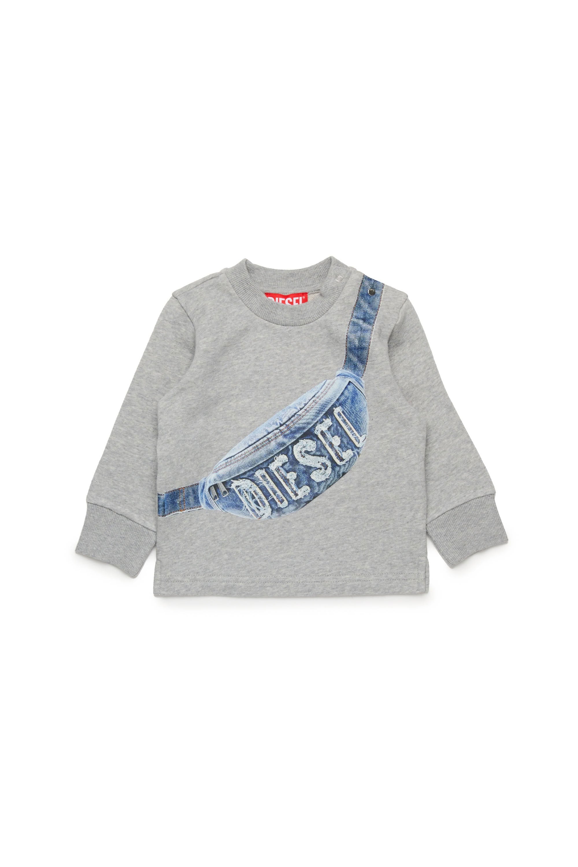 Printed sweatshirt - Grigio Melange Nuovo
