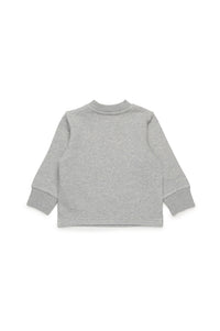 Pull à impression - Grigio Melange Nuovo
